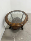 Mahogany and Glass Coffee Table
