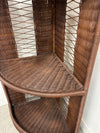 Wicker Corner Shelf