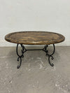 Iron & Wood Coffee Table