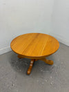 Round Oak Coffee Table