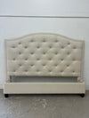King Tufted Headboard, Footboard and Side Rails