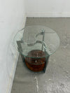 Wood & Glass Side Table