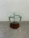 Wood & Glass Side Table