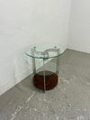 Wood & Glass Side Table
