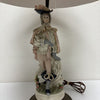 3- Way Porcelain Victorian Man Lamp