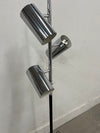 3 Chrome Cylinder Floor Lamp