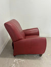 Natuzzi Leather Pushback Recliner
