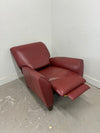 Natuzzi Leather Pushback Recliner