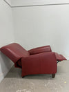 Natuzzi Leather Pushback Recliner