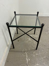 Metal & Glass Side Table