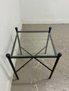Metal & Glass Side Table