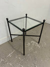 Metal & Glass Side Table