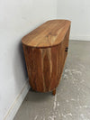 Ribbed Acacia Cabinet
