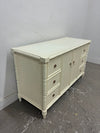 Woven Rattan Media Cabinet