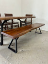 Walnut Live Edge Dining Set