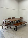 Walnut Live Edge Dining Set