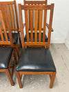 Mission Style Maple Dining Chairs