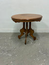 Walnut Round Side Table