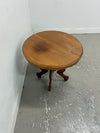 Walnut Round Side Table