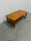 Mission Style Oak Coffee Table