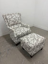 England Chair & Ottoman