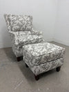 England Chair & Ottoman