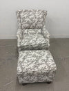 England Chair & Ottoman