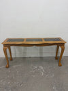 Oak & Glass Sofa Table