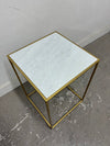 Faux Marble Accent Table