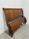 Ethan Allen Maple Queen Sleigh Bed