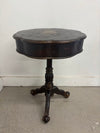Vintage Painted Pedestal Side Table