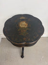 Vintage Painted Pedestal Side Table