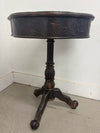 Vintage Painted Pedestal Side Table