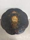 Vintage Painted Pedestal Side Table