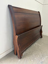 Vaughan Bassett Mahogany King Sleigh Bed