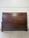 Vaughan Bassett Mahogany King Sleigh Bed