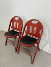 Louis Rastetter & Sons Solid Kumfort Folding Chairs