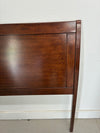 Queen Walnut Headboard with Metal Frame