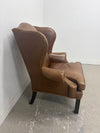 Drexel Heritage Leather Wingback Chair