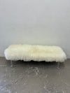Faux Fur Bench