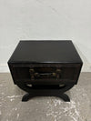 Faux Leather Accent Table