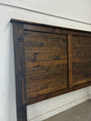 Rustic Pine King Headboard