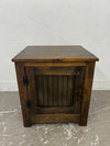 Rustic Walnut Nightstand