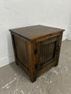 Rustic Walnut Nightstand
