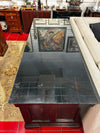 Distressed Wooden Desk & Shelf