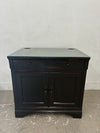 Distressed Wooden Powered Desk Cabinet