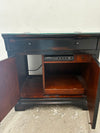 Distressed Wooden Powered Desk Cabinet