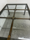 Metal & Glass Dining Table