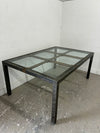 Metal & Glass Dining Table