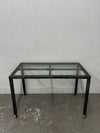 Metal & Glass Accent Table